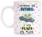 FUNNY CUP Taza de Cerámica Opositor Venimos del Futuro y una Plaza es Tuya Taza Regalo para opositor u opositora Ideal para motivación para exámenes.