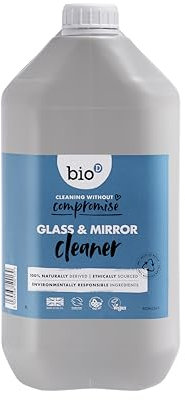 Bio D Glass and Mirror Cleaner Spray 500ml | Eco Friendly | Allergy Friendly | Vegan | Cruelty Free