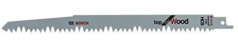 Bosch Professional 100 Stück Säbelsägeblatt S 1531 L Top for Wood (für Holz, 240 x 19 x 1,5 mm, Zubehör Säbelsäge)