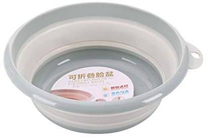 Tubayia Foldable Sink Washing Up Bowl Folding Bowl for Kitchen, Bathroom, Camping (Green)