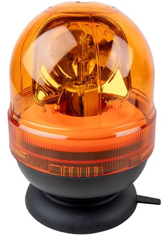 Feu clignotant Ama Imel pour tracteur 12V : Feu clignotant à base magnétique, IP66, Halogène
