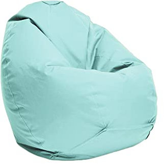 Bruni Kinder-Sitzsack Classico S in Minzgrün – Sitzsack mit Innensack für Kinder, Abnehmbarer Bezug, lebensmittelechte EPS-Perlen als Bean-Bag-Füllung, aus Deutschland