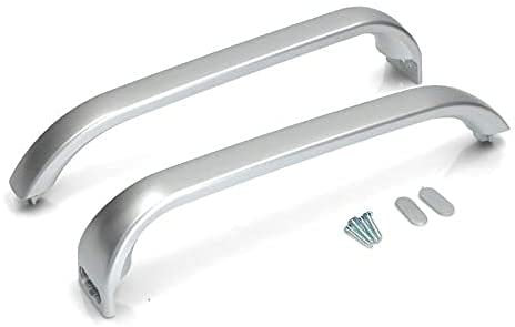 IL CAMPO KIT 2 PEZZI MANIGLIA FRIGO/CONGELATORE COMPATIBLE ** BO- SCH ** CODICE 369551 MODELLO KGS3765IE/09 - COLORE SILVER MF 4