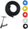 Tmom Couvercle de protection des câbles de tube en spirale de frein Ligne de scooter Protecteur de tube de changement de couleur 1 M pour scooter électrique Xiaomi M365/m365 Pro/Pro 2/1S Noir