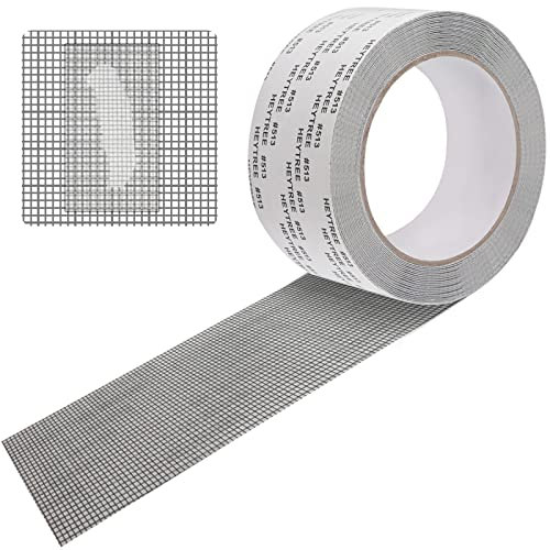 Annhao 50mm x 5 m Nastro Per Riparare Zanzariere Nastro Adesivo in Fibra di Vetro Per Finestre Insetto 2025 Patch Adesivo Forte Per Riparazione di Finestre e Porte Anti-zanzara Insetto
