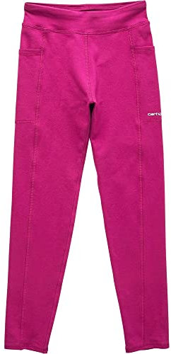 Carhartt CK9447 Leggings per bambini – Ragazza, Fucsia festival, 12