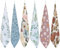 LifeTree Baby Musselin Waschlappen, 6 Stück weiche Bambus Baumwolle Baby Handtuch für Jungen und Mädchen, 26x26 cm Waschlappen Kinder Tücher