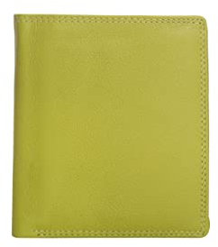 Josephine Osthoff MOOS Geldbörse echt Leder mit RFID Schutz, Farbe:Limone