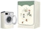 FANSU Lotus Flower Washing Machine Cover Waterproof Dustproof Front Load Washer Dryer Machine Cover Protector Sunscreen Washer Protection Tumble Dryer Cover (L (10.5-12kg),White Flowers)
