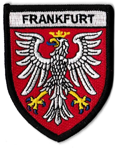 Aufnäher Frankfurt bestickt Wappen Frankfurt zum Aufbügeln