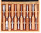 Stechbeitel Set für Holz, 12-teiliges Holzschnitzwerkzeug-Set mit Holzkiste, CRV-Klinge für DIY-Holzhandwerk