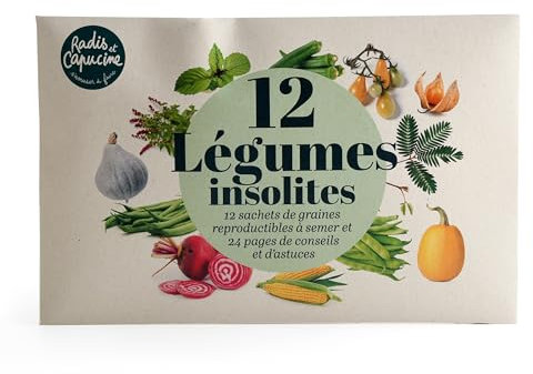 Radis et Capucine - Enveloppe 12 sachets - Légumes insolites à semer