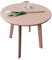 IMYOGI Table Basse en Fer exquise, Table d'appoint Ronde pour canapé (45 x 45 cm), Petite Table d'appoint pour Jardin/Piscine, Table de Chevet Simple (Couleur : Rose)