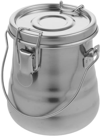 STOBOK Acero Inoxidable Stainless Steel Journey Agua cla Lavadora de Pinceles Limpiador de cepillos balde para Lavar brochas Cubo de Lavado de cepillos Espesar Cubo de Limpieza detergente