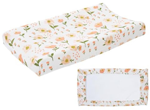 Funda Para Cambiador, Impermeable, Y Transpirable, De Algodón, Súper Y Transpirable, Estampado Floral, Para Cambiador