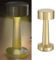 Tischleuchte Touchfunktion | Eisen gold 3 Weißtöne kalt/warm/reinweiss 9x21cm | aufladbar USB Kabel dimmbar (1 x Tischleuchte Lucinella gold)