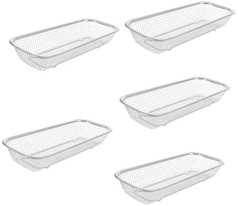 VINTORKY 5stücke Abtropfkorb Für Obst Und Gemüse Multifunktionale Spüle Sieb Langlebiger Waschkorb Für Küche Zum Waschen Und Abtropfen Von Lebensmitteln