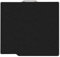 RugooSpink 257.5 x257.5MM Piatto di Costruzione per P1P P1S A1 X1 X1C X1E Strato di Costruzione Molla Foglio d'Acciaio Doppio Lato Nero Textured PEI Piattaforma Letto Riscaldato per Bambu Stampante 3D