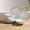 HOMELIFE 12 Piece Spot Porcelain Dinner Set White One Size