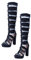 LRXIYODE 1 Paio sandali con alto ritagliati Bianco stivaletti donna stivali larghi da donna nero ciabatte estive stivali col alto sandalo con alto Tomaia: denim Blu
