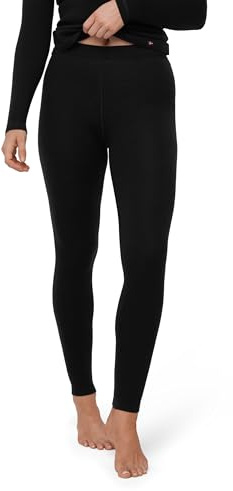 DANISH ENDURANCE Leggings Térmicos de Lana Merino para Mujer, Frío Extremo