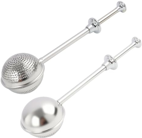 2 Pièces Infuseur Thé 304 Inoxydable, Passoires à Thé, Boule à Thé, Cuillère à Thé, Pour Thé En Vrac, Sucre, Farine, épices