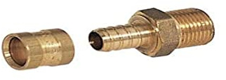 COMAP Raccord PER à glissement - Droit - Diamètre ⌀16x1,5 mm - Mâle fixe 1/2 (15x21) - Pexy pour Tubes PER - 4272