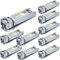 10Gtek [10 Pack 10Gb SFP+ SR Multimode Module 300-meter, 10GBase-SR LC Transceiver Compatible for Cisco SFP-10G-SR, Meraki, Mikrotik S+85DLC03D, Ubiquiti, Netgear, Zyxel,Qnap,Synology,D-Link and more