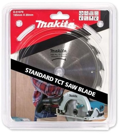 Makita D-51079 TCT Lame de scie 165 x 20 x 16T, Multicolore