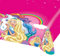 Amscan 9902526 - Tischdecke Barbie, Größe 120 x 180 cm, Kunststoff, wasserabweisend, Dreamtopia, Regenbogen, Einhorn, Unicorn, Rainbow, Kinderparty, Geburtstag, Rose