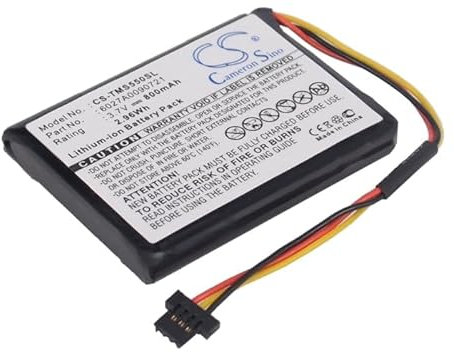 Battery Replacement Compatible for Tomtom 1EF0.017.03, 1ET0.052.09, 4EF0.017.00, 4EF00,