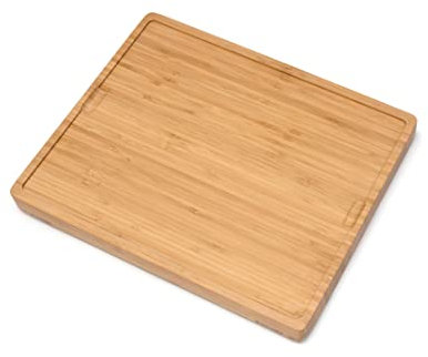 Lipper International Bambus-Schneidebrett mit 6 abnehmbaren farbcodierten Schneidematten, 40,6 x 33 cm
