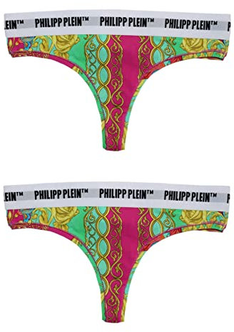 Philipp Plein Unterhose Bi-pack - DUPP31 | Tanga Donna Bipack - SIZE: L(EU)