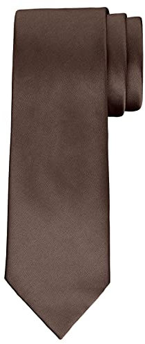 BomGuard Herren Krawatte 7 cm breit,dunkelbraun