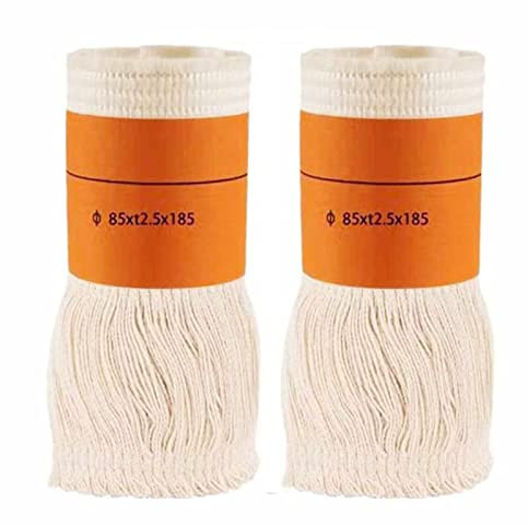Keho Keho Kehongdun 2 Pcs Meche Poele à Petrole, Mèche de Rechange pour Chauffage à Pétrole Intérieur, Mèche pour Lampe à Pétrole Kérosène Compatible avec Nombreux Les Types de Lampes à Paraffine