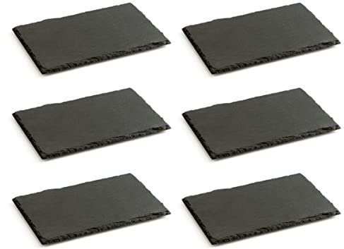 Quid Set 6 pizarras Tapas 20x13 Gastro Fun