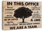 Rustikale Teamwork-Baum-Leinwandkunst, Dekoration in diesem Büro, We Do Teamwork, Poster, Gemälde, gerahmter Druck, Schilder, Bild für Zuhause, Büro, Dekoration, 30,5 x 38,1 cm