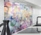 timalo Spritzschutz Wand für Herd, Küche Küchenrückwand Glasoptik | Acryl Glas 2mm | Glasrückwand Acrylglas Wandpaneele Küchenspiegel | 160x50cm Buntes Graffiti