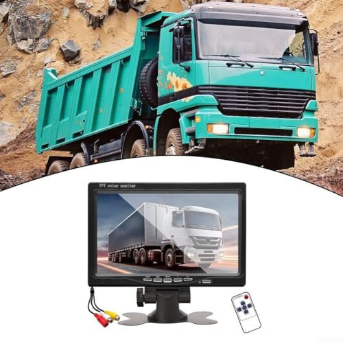 High Definition 7 Inch TFT Car Monitor with Dual Video Input for Enhanced Safety