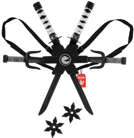 Morph Ninja Schwert Kinder, Kinder Ninja Schwert, Perfekt für Karneval, Mottopartys, Fasching und Halloween in Einheitsgröße