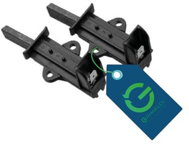 G GRIMALDI Carboncini Motore Lavatrice compatibili con BEKO ARCELIK tipo R 5x12.5x32 mm carbone dx faston 6.3 mm codice 371201202 ricambio spazzole elettrodomestico 2 pezzi