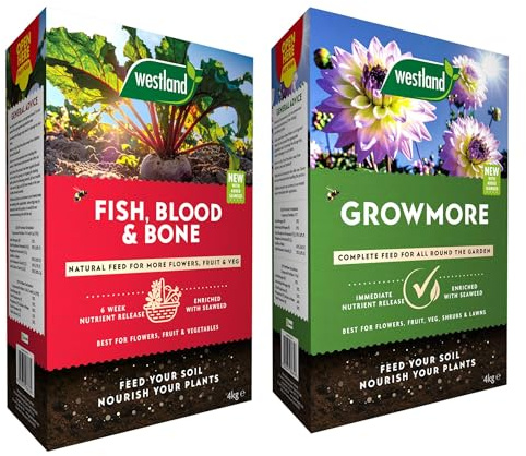 Westland Growmore and Fish, Blood & Bone 4kg