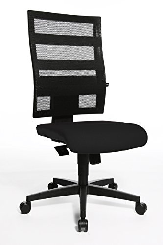 Topstar Bürodrehstuhl X-Pander, schwarz / schwarz (Armlehnen sind nur optional erhältlich)