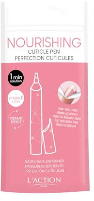 L'Action Paris Nourishing Cuticle Pen, Repairs Moisturises and Nourishes Cuticles, Easy to Use Applicator Helps Remove Dead Skin, Manicure Pen with Avocado Extract 4ml