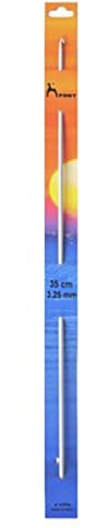 Pony Double Ended Tunisian Crochet Hooks, Aluminium, Multi-Colour, 3.25mm