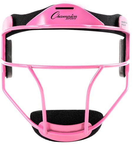 Champion Sports Unisex – Erwachsene Fielders Face Mask Softball-Gesichtsmaske aus Stahl, Rose, Adult