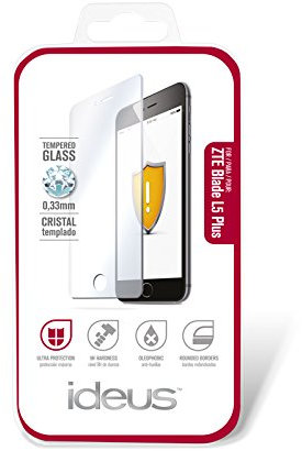 Ideus PPCRBLADEL5PLUS - Protector de Pantalla 5 Vidrio Templado para ZTE L5 Plus, Transparente