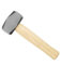 Footprint 2.5lb Heavy Duty Hardened Steel Face & Hickory Handle Club Lump Hammer