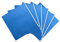 6 pcs 3D Printer Heated Bed High Temperature Tape - Printing Platform Blue Tape, Rubber Adhesive (Heated Bed Build Surface Sticker) 200mm x 200mm