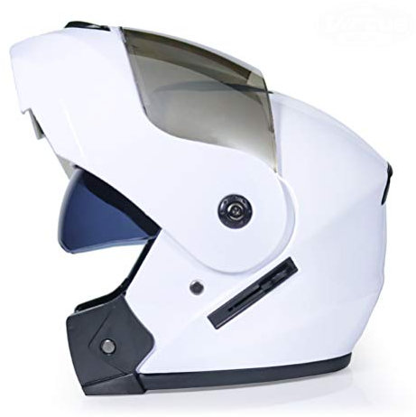 Klapphelme Motorräder Sichere Motorradhelme Doppelvisiere Klapphelme Warm Winddicht Sand Staubdicht